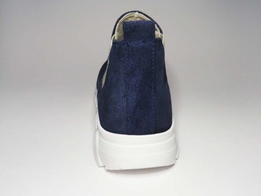 Sneakers camoscio blu