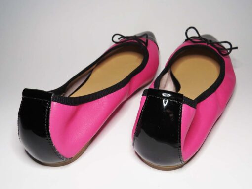 Ballerine in pelle fuxia