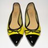 Ballerine in pelle giallo