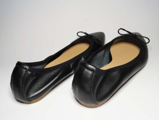 Ballerine in pelle nero