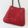 Borsa in pelle colore rosso