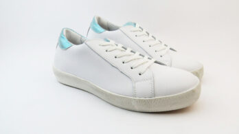 Sneakers bianco celeste