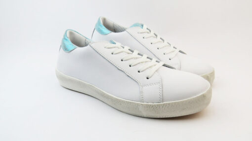 Sneakers bianco celeste