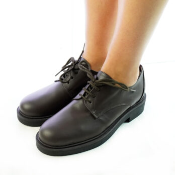 Scarpe francesine donna artigianali testa di moro