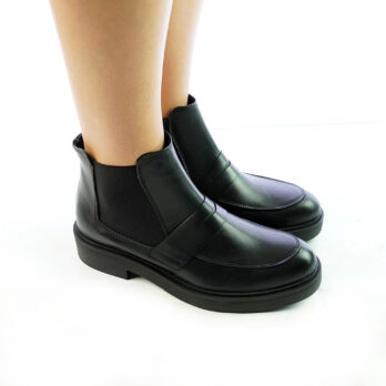 Stivaletti beatles donna artigianali nero