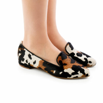 Ballerine donna artigianali vera pelle cavallino mucca